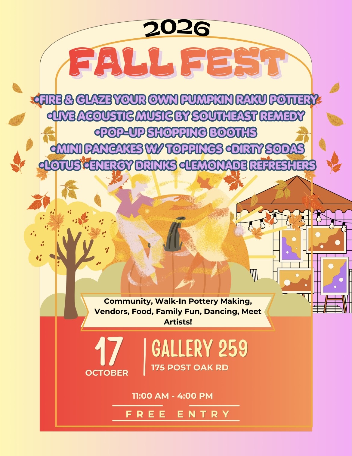 Gallery 259 Fall Fest 2026